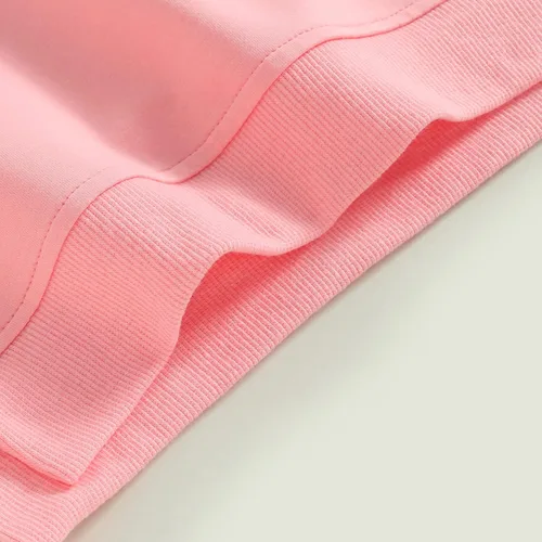 Vista 7 de Sudadera unisex de algodón de color sólido para bebé, camiseta de manga larga con cuello redondo