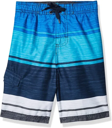 Vista 39 de Kanu Surf Traje de baño de playa con protección UPF 50+ de secado rápido para niños Dominica Verde