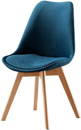 Vista 34 de Sillas de comedor modernas, silla lateral tapizada para el hogar, silla auxiliar para sala de conferencias, silla de comedor, silla de comedor sin