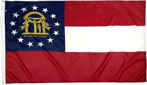 Vista 28 de FlagSource Bandera del estado de Alabama, material de nailon 200D con certificación FMAA, resistente, fabricada en Estados Unidos, resistente a