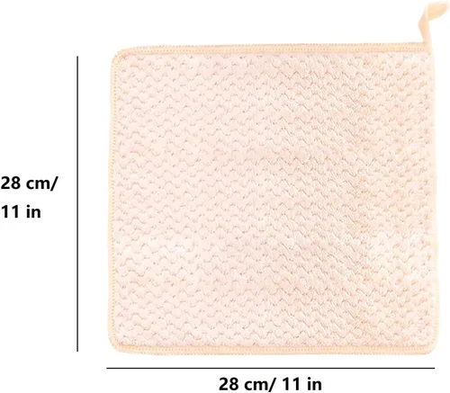 Vista 3 de Toallas pequeñas con lazo para colgar, toallas de mano para cocina y baño, superabsorbentes, suaves, lavables a máquina, toalla de secado rápido