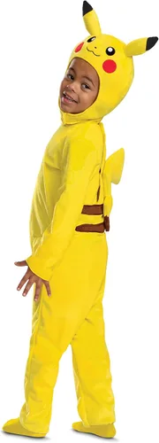 Vista 2 de Disguise Pikachu Costume Romper, Official Pokemon Toddler Outfit and Headpiece