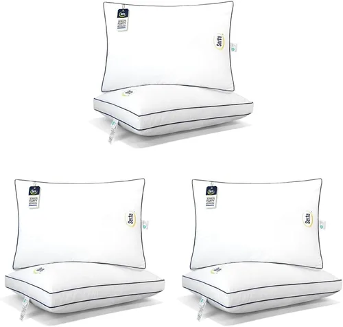 Vista 10 de Serta Juego de 2 almohadas de cama tamaño Queen/estándar, soporte suave