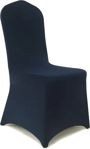 Vista 13 de Peomeise - 6 piezas de funda elástica de elastano para sillas, para bodas, fiestas, banquetes y eventos (negro, 6)