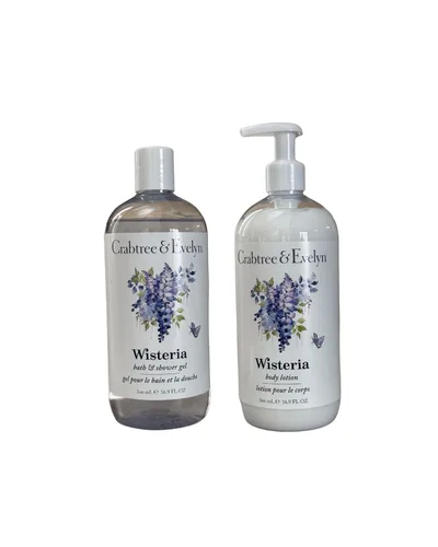 Vista 5 de Crabtree & Evelyn Iris Bath Set Gel de ducha y loción corporal Duo