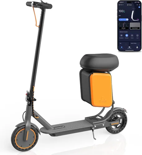 Vista 12 de Aovowheel Scooter eléctrico para adultos, plegable E Scooter Conmuting Púrpura-negro