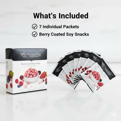 Vista 6 de ProteinWise - Snacks de soja recubiertos de bayas - 7/caja