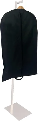 Vista 5 de SSWBasics Soporte de cliente blanco ajustable – Perchero de un solo brazo – Soporte de exhibición de ropa y ropa al por menor – Ideal para exhibir