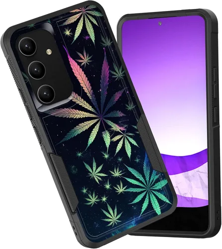 Vista 84 de Funda para Galaxy A15 5G, doble capa híbrida resistente a prueba de golpes, policarbonato duro, silicona suave, TPU, funda protectora para Samsung