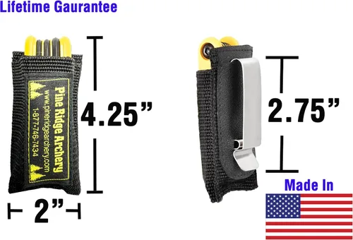 Vista 5 de Pine Ridge Archery Juego de llaves Allen para arqueros y kit de combo con funda