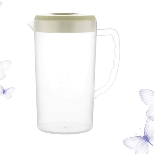 Vista 8 de DOITOOL Lemonade - Jarra de 87.9 fl oz de galón con tapa, jarra de agua resistente e inastillable, jarra de plástico para té helado, para agua