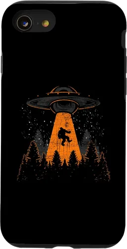 Vista 18 de Science Fiction Kryptide Sasquatch Alien UFO Myth Bigfoot Case for iPhone 17