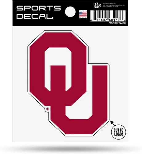Vista 24 de Rico Industries NCAA - Calcomanía unisex para adultos con logotipo primario 4 x 4