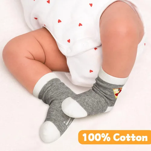 Vista 4 de Jiuguva Juego de 4 pares de calcetines a juego para papá y bebé, regalos para papá por primera vez, regalos para papá e hijo, trajes a juego