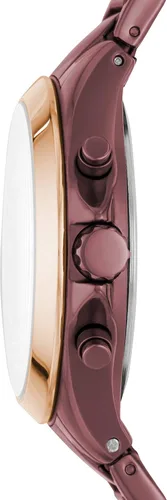 Vista 2 de Fossil - Reloj de cuarzo para mujer de acero inoxidable con cronógrafo
