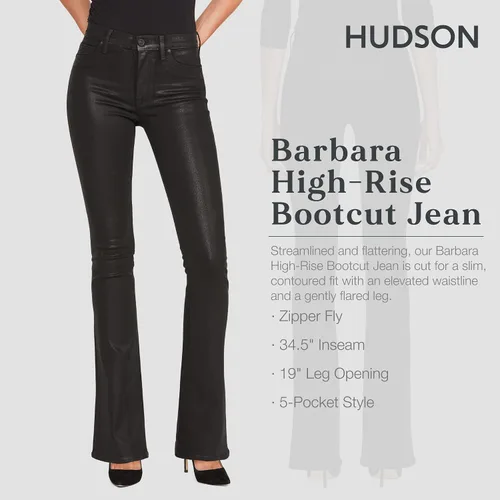 Vista 2 de HUDSON Jeans de cintura alta Barbara para mujer