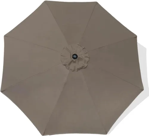 Vista 9 de ontheway 11FT Patio Umbrella Enhanced Replacement Canopy Market Table 8 Ribs Umbrella Canopy