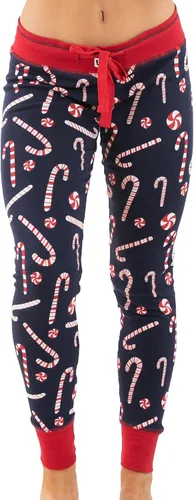 Vista 30 de Lazy One Leggings y camisetas para mujer, pijamas separados, ropa de descanso acogedora para mujer Leggings de pijama para mujer Bear Hug Rosa-Rojo