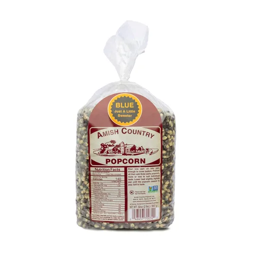 Vista 12 de Amish Country Popcorn Bolsa de 1 libra Granos de palomitas de maíz azules Anticuados, sin OMG y sin gluten (azul, bolsa de 1 libra)