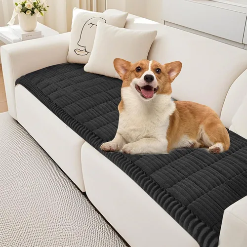 Vista 8 de PHOPHO Funda de sofá lavable para perros, protector de sofá para forma de L, funda de manta antideslizante para perro, tapete amigable para mascotas