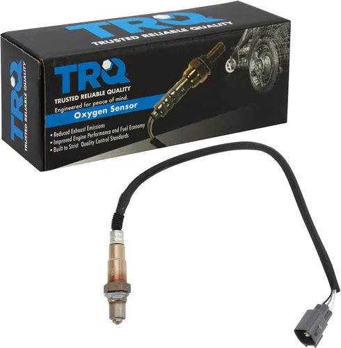 Vista 317 de TRQ Sensor de Oxígeno O2 de 4 Hilos de Banda Estrecha Compatible con VW Atlas 2.0L 2018-21, VW GTI 2.0L 2016-18, Audi A3 Quattro 2.0L 2015-18, VW