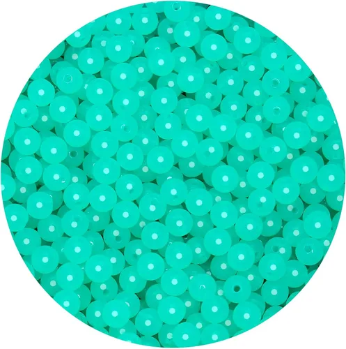 Vista 76 de BONNY BOXX 2000 piezas 4 mm cuentas redondas de acrílico de zafiro suave, bolas de plástico de chicle de burbujas, cuentas gruesas de bolas