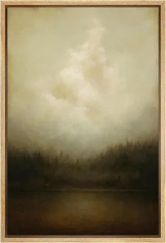 Vista 33 de SIGNFORD Lienzo Enmarcado Impresión Arte de Pared Océano Pastel Luz del Sol Puesta de Sol Horizonte Naturaleza Vida Silvestre Ilustraciones Arte