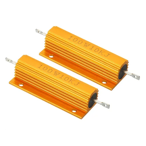 Vista 37 de PATIKIL 100 W 0,01 Ohm Resistencia con carcasa de aluminio, 2 paquetes de resistencias con carcasa de aluminio, resistencias bobinadas en caja