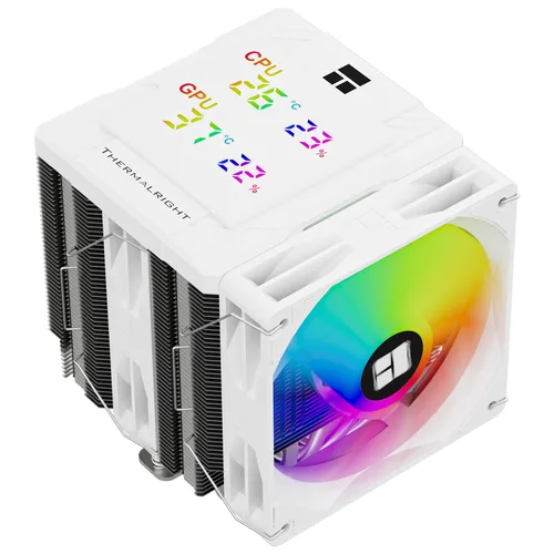 Vista 9 de Thermalright Peerless Assassin 120 Digital ARGB Negro Enfriador de aire para CPU, Cubierta superior con pantalla digital, Enfriador de CPU
