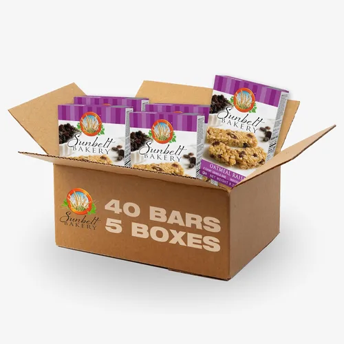 Vista 6 de Sunbelt Bakery Barras de granola masticables dulces y saladas de almendras, barras de 50-1.0 onzas (5 cajas)