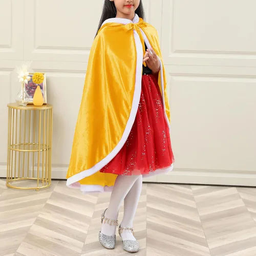 Vista 5 de Zando Capa con capucha de princesa para niñas, disfraces de Navidad, Halloween, cosplay