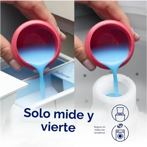 Vista 6 de Downy Líquido suavizante de telas, aroma fresco de abril, 111 onzas líquidas, 150 cargas