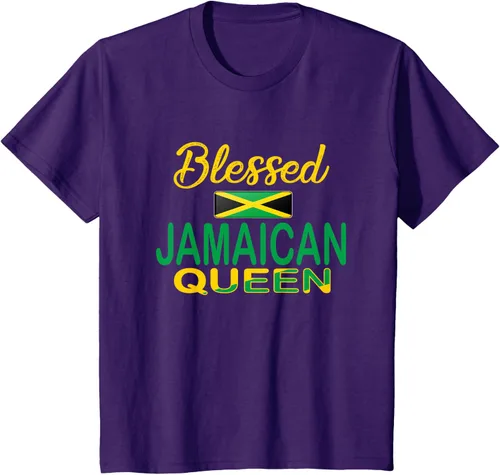 Vista 25 de Blessed Jamaicana Queen Jamaicana para mujer Jamaicana, Negro