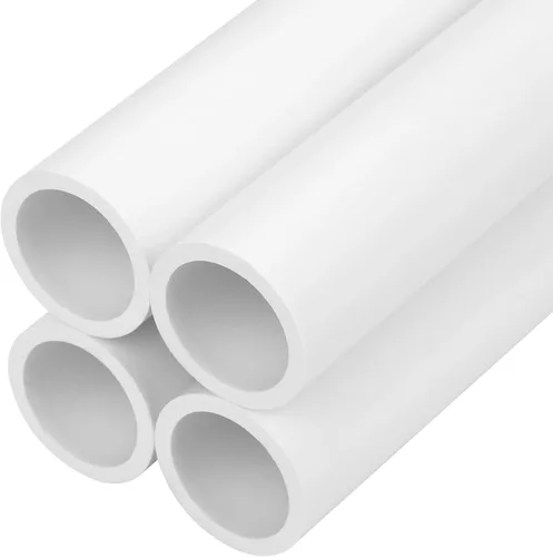 Vista 26 de 4 tubos de PVC de 1-1/2 pulgadas de largo, tubo rígido de PVC Sch40 de 17 pulgadas de largo, tubos redondos de tubería para instalación de cableado