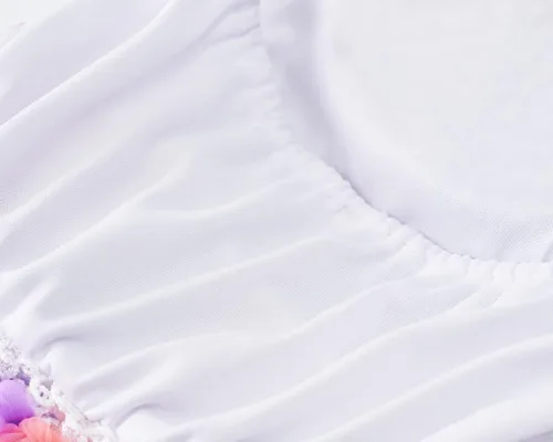 Vista 6 de Funna Disfraz de unicornio para niñas, vestido tutú de lentejuelas con diadema, fiesta de cumpleaños