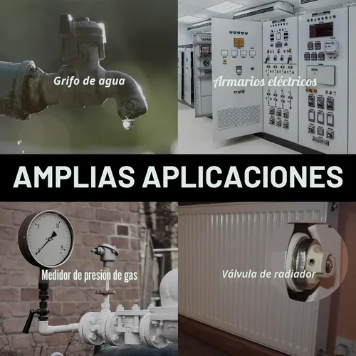 Vista 4 de DURATECH Llave de utilidad de 4 vías, 1 paquete Llave de agua multifuncional, para válvula, grifo y espitas