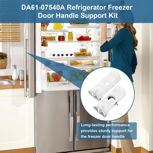 Vista 6 de DA61-07540A Versión mejorada para mango de refrigerador y congelador Samsung Kit de reemplazo para mango de puerta de congelador Samsung