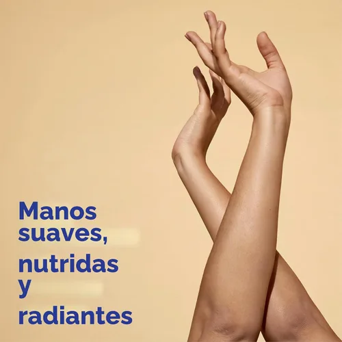 Vista 3 de Vaseline Lotion, Radiant X Deep Nourishment - Mantequilla de manos para piel seca + barra de terapia labial original Vaseline para labios secos