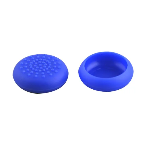 Vista 8 de eXtremeRate Soft Anti-Slip Dark Blue Silicone Controller Cover Skins Thumb Grips Caps Protective Case for Xbox One X S Controller - Blue