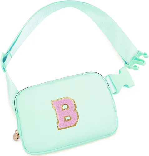 Vista 21 de Bolsa de cinturón para niñas y mujeres, bolsas cruzadas, riñonera, riñonera personalizada, Negro, Small