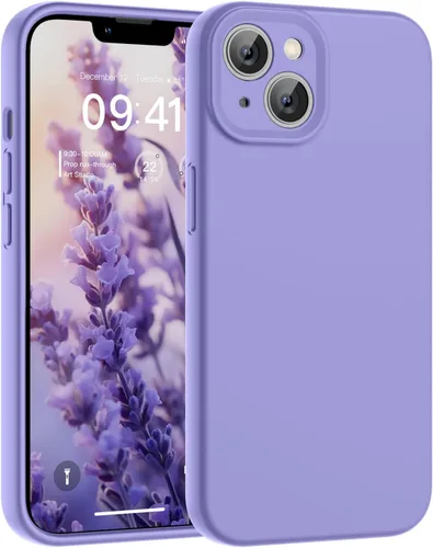 Vista 183 de SUPFINE - Funda diseñada para iPhone 12, silicona líquida premium con [forro de microfibra suave antiarañazos][protección de cámara mejorada], funda
