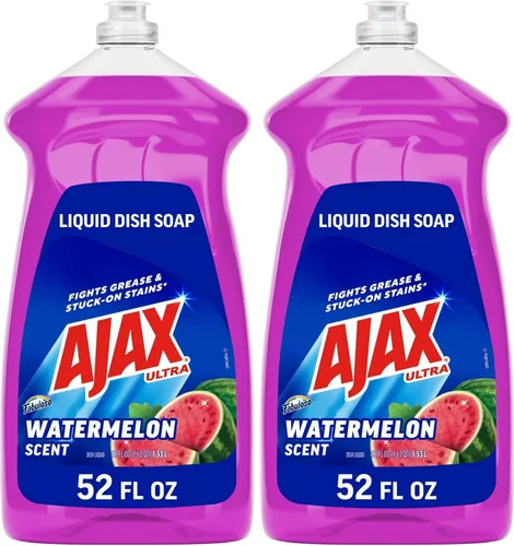 Vista 10 de Ajax Ultra Jabón Líquido para Platos con Fabuloso, Aroma a Lavanda, 52 Oz