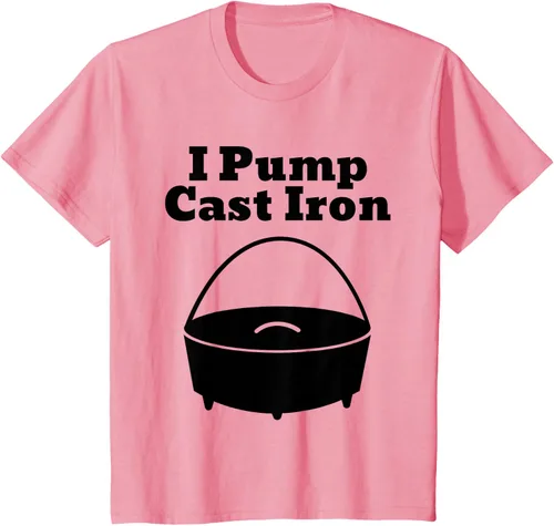 Vista 78 de I Pump - Camiseta de hierro fundido para cocinar al horno holandés