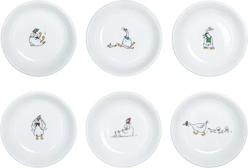Vista 9 de SOCOSY Platos de cerámica de animales de dibujos animados súper lindos, platos de condimentos, cuencos de sushi y soja, platos de aperitivo, platos