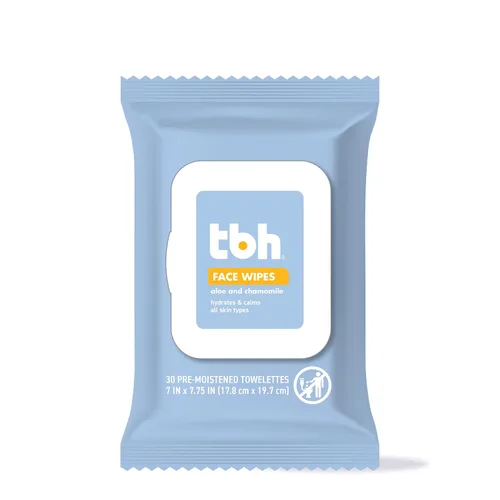 Vista 6 de TBH Toallitas faciales suaves para niños, toallitas de limpieza e hidratación diaria para preadolescentes y adolescentes, manzanilla calmante