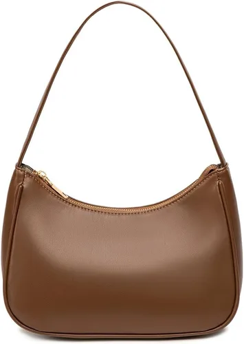 Vista 48 de CYHTWSDJ Bolsos de hombro para mujeres, lindo bolso tote tipo hobo con cierre de cremallera y mini cartera de mano Nailon Negro