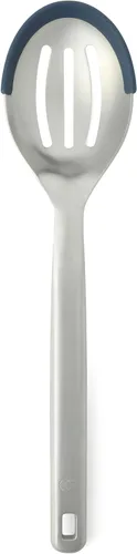 Vista 8 de Calphalon Cuchara de cocina Prime, cuchara de cocina con cabeza de silicona y mango de acero inoxidable, resistente al calor, cuchara antiadherente