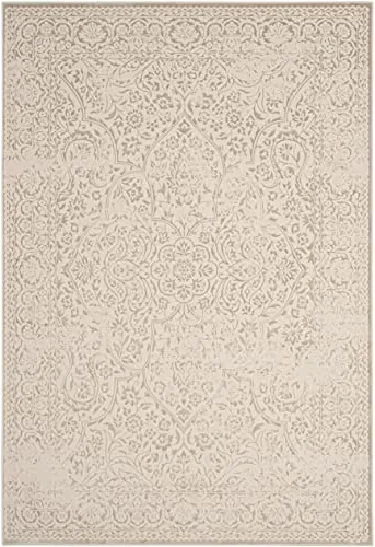 Vista 11 de SAFAVIEH Noble Collection - Alfombra de pasillo de 2 pies 2 pulgadas x 6 pies, azul y marfil, diseño de viscosa envejecida, ideal para zonas de alto