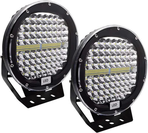 Vista 13 de Barra de luz LED redonda Safego de 7 pulgadas, redonda, color rojo, 2 unidades, 300 W, 30000 Lm, impermeable, haz puntual LED, luz de trabajo, luces