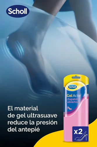 Vista 6 de Scholl Gel Activ - Plantillas para zapatos abiertos, 1 par